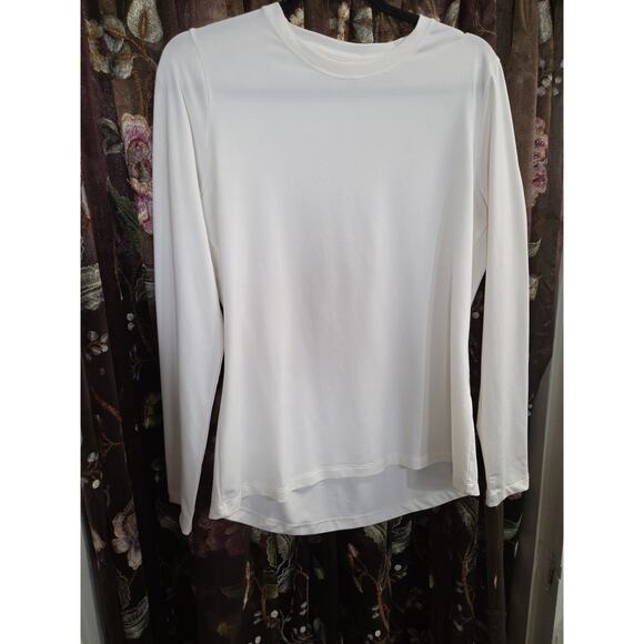 Peter Millar Vinyasa Womens Performance White Long Sleeve Size Medium - Picture 7 of 14